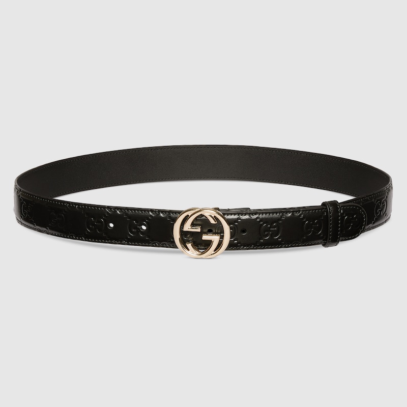 Belt with Interlocking G buckle - Image 1